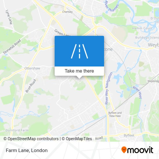 Farm Lane map