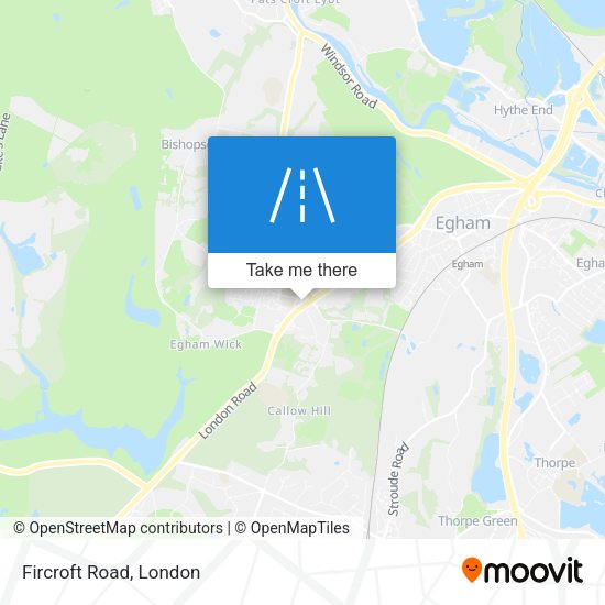 Fircroft Road map