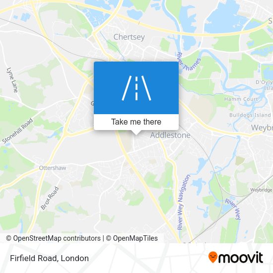 Firfield Road map