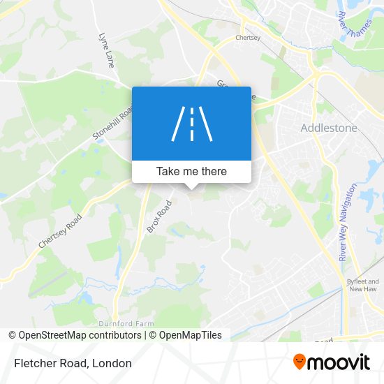 Fletcher Road map