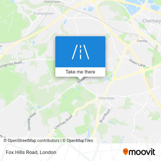 Fox Hills Road map