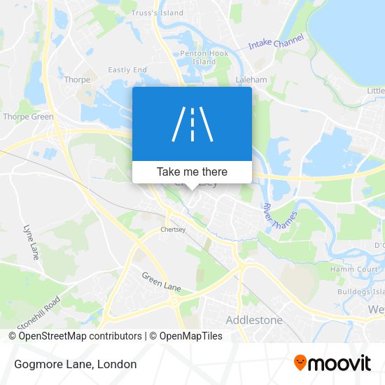 Gogmore Lane map