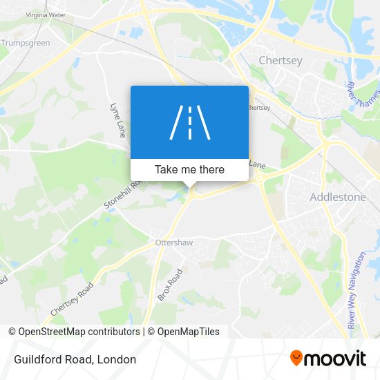 Guildford Road map