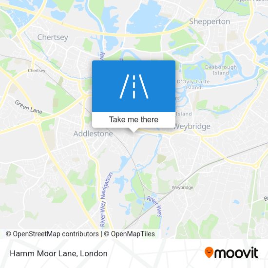Hamm Moor Lane map
