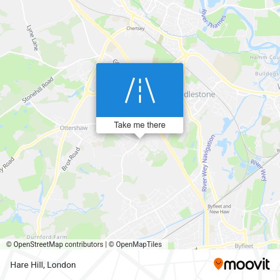 Hare Hill map
