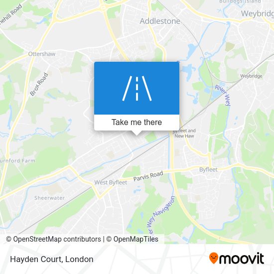 Hayden Court map