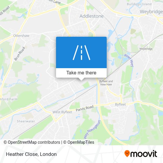 Heather Close map
