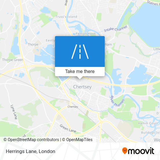Herrings Lane map