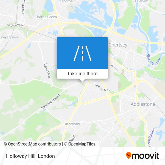 Holloway Hill map