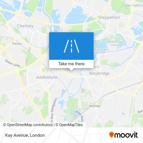 Kay Avenue map