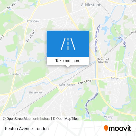 Keston Avenue map