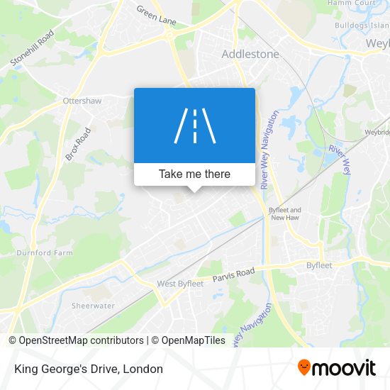 King George's Drive map