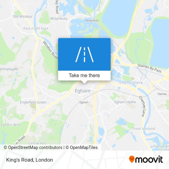 King's Road map