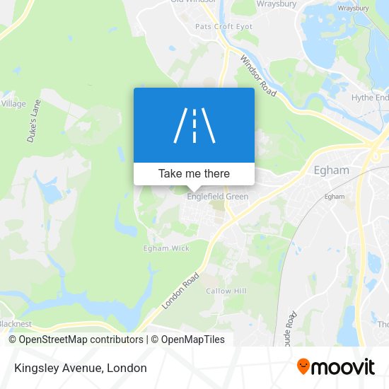 Kingsley Avenue map