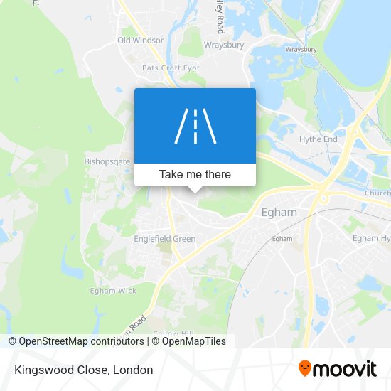 Kingswood Close map
