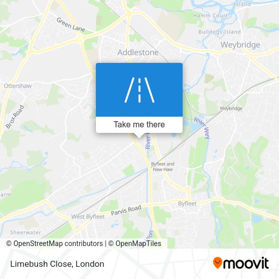 Limebush Close map