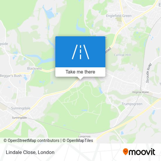 Lindale Close map