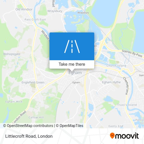 Littlecroft Road map