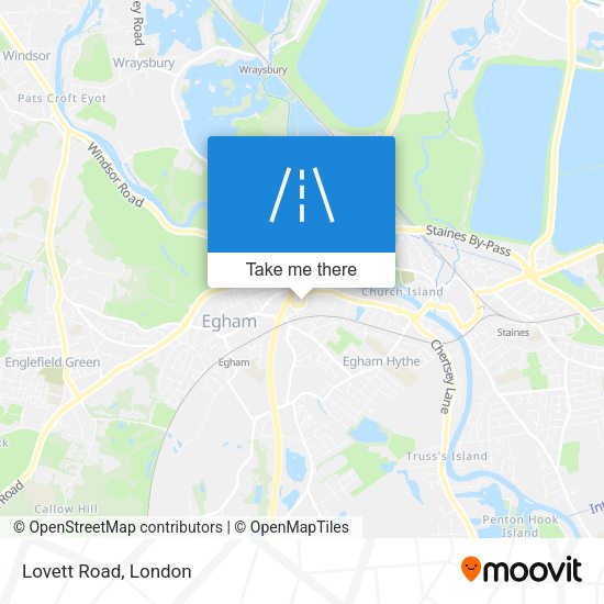 Lovett Road map