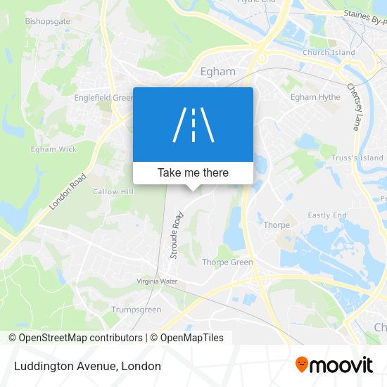 Luddington Avenue map