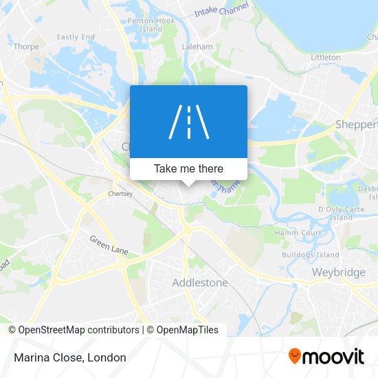 Marina Close map