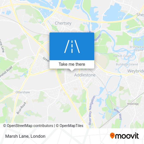 Marsh Lane map
