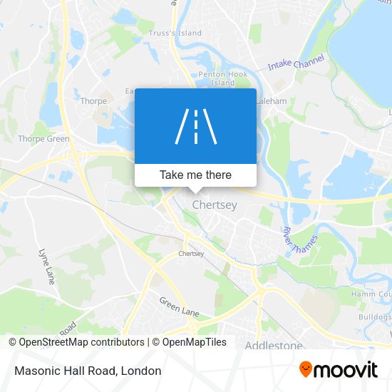 Masonic Hall Road map