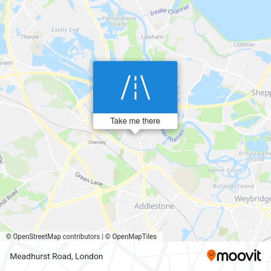 Meadhurst Road map