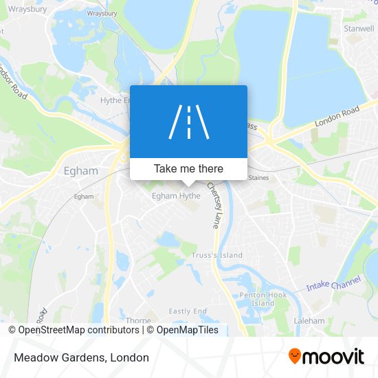 Meadow Gardens map