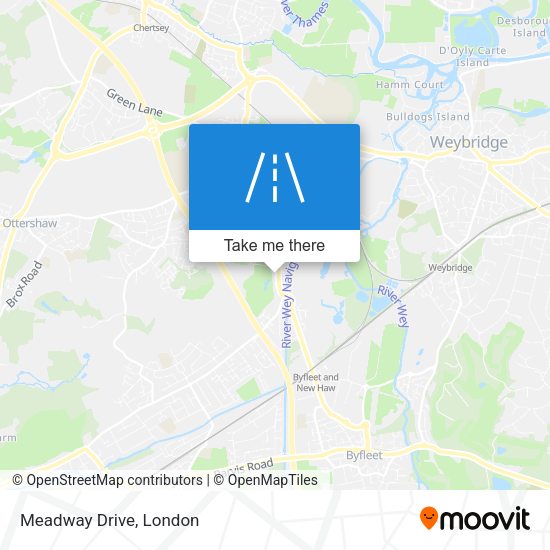 Meadway Drive map