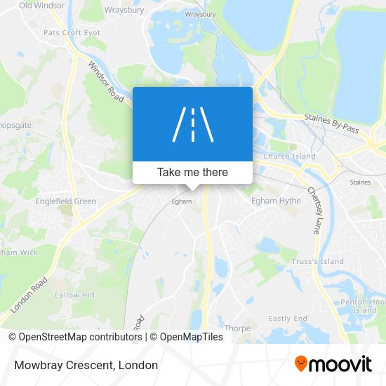 Mowbray Crescent map