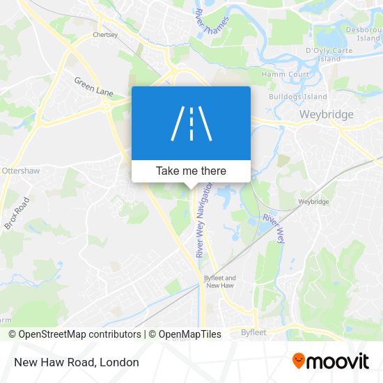 New Haw Road map