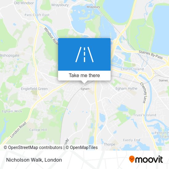 Nicholson Walk map
