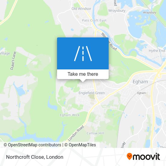 Northcroft Close map
