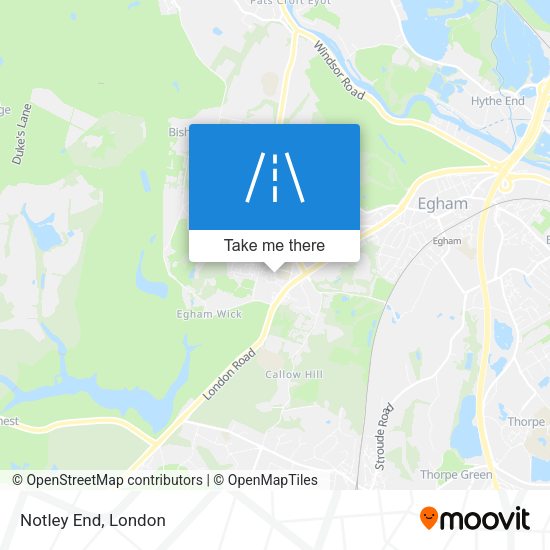 Notley End map