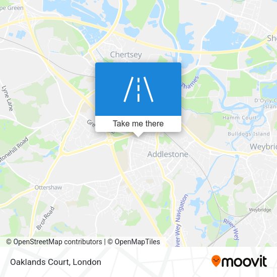 Oaklands Court map
