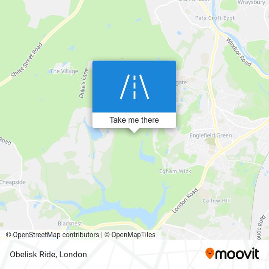 Obelisk Ride map
