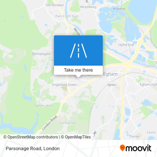 Parsonage Road map