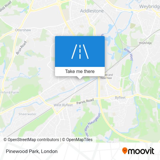 Pinewood Park map