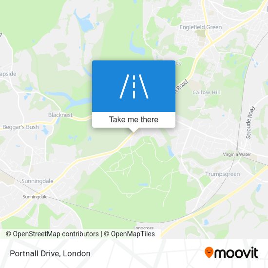Portnall Drive map