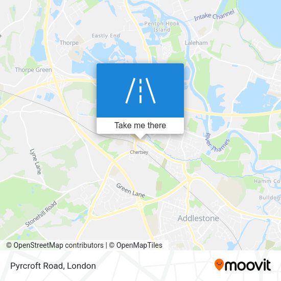 Pyrcroft Road map