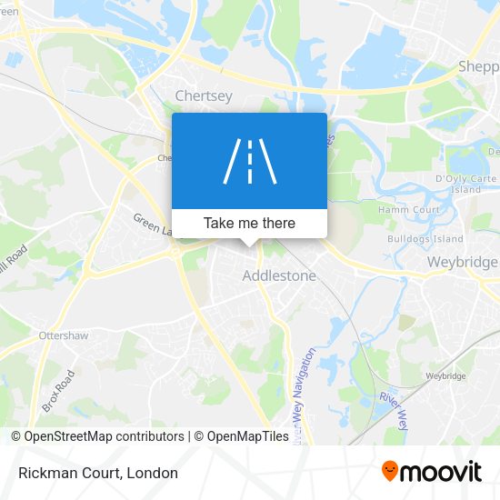 Rickman Court map
