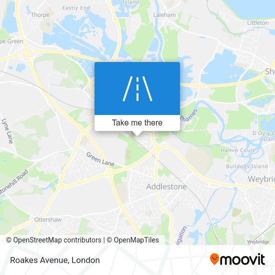 Roakes Avenue map