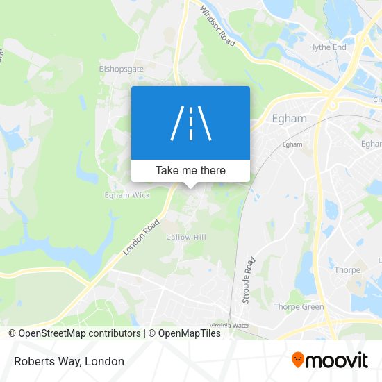 Roberts Way map