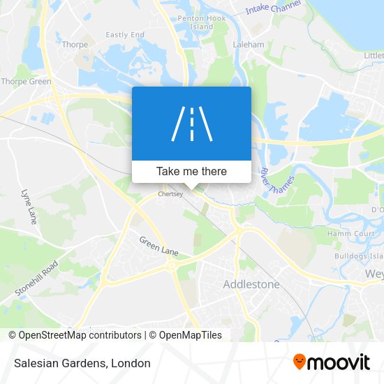 Salesian Gardens map
