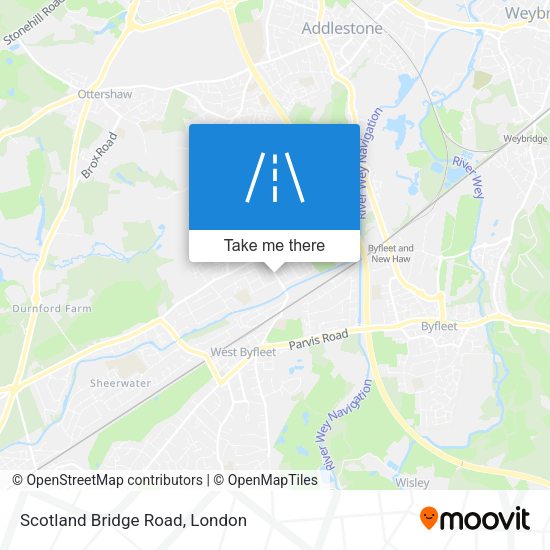Scotland Bridge Road map