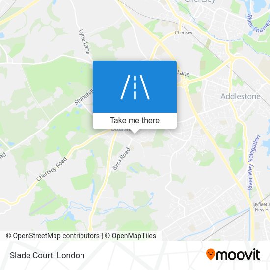 Slade Court map