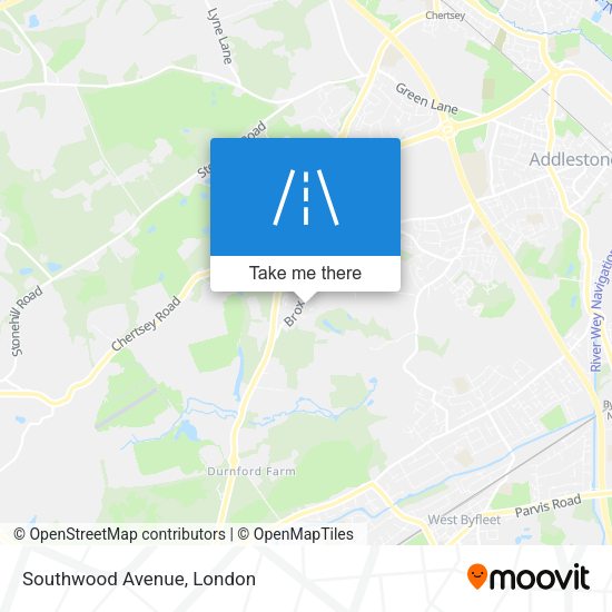 Southwood Avenue map