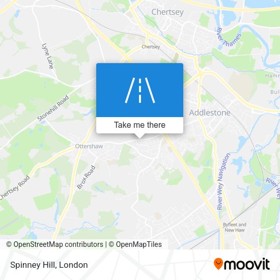 Spinney Hill map