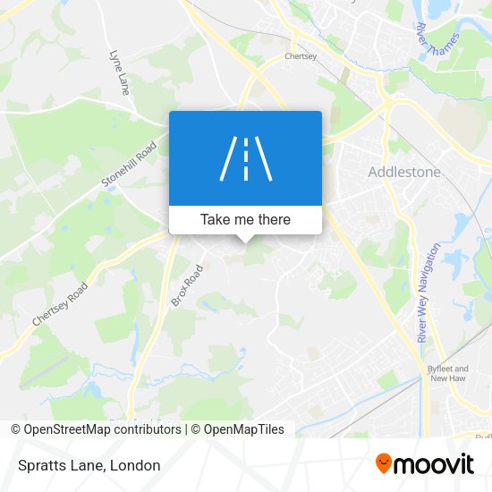 Spratts Lane map